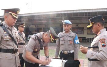 Kapolres Grobogan Pimpin Sertijab, Wakapolres Dan Kasat Lantas Berganti