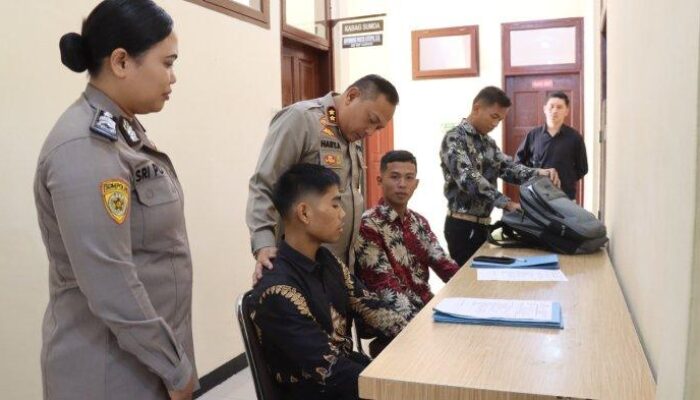 Kapolres Humbahas Tinjau Proses Pendaftaran Polri 2025 untuk Jamin Objektivitas