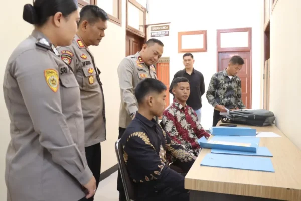 Kapolres Humbahas Pastikan Proses Pendaftaran Polri 2025 Berjalan Fair