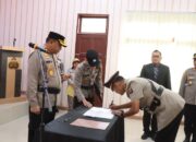 Upacara Sertijab di Polres Humbahas, Kapolres Sampaikan Arahan Penting