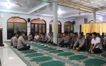 Kapolres Jembrana Hadiri Binrohtal, Dorong Personel Perkuat Iman Dan Moral