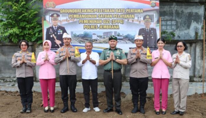 Kapolres Jembrana Resmikan Pembangunan Dapur Gizi untuk Dukungan Nutrisi Warga