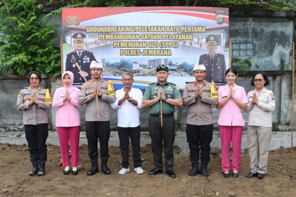 Kapolres Jembrana Resmikan Pembangunan Dapur Gizi Untuk Dukungan Nutrisi Warga