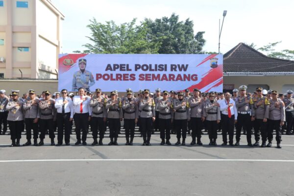 Kapolres Semarang Tekankan Deteksi Dini Dalam Apel Polisi Rw