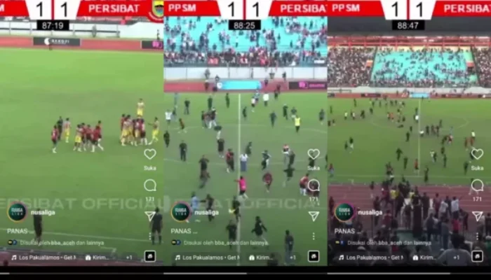 Kronologi Kericuhan Laga PPSM Magelang vs Persibat Batang di Liga 4 Jateng 2025