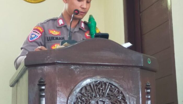 Membangun Keamanan Lewat Dakwah, Inisiatif Bripka Luqmanul Hakim Dapat Apresiasi