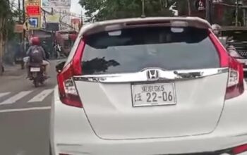 Mobil Pakai Pelat Jepang Jadi Sorotan, Polresta Malang Kota Bertindak