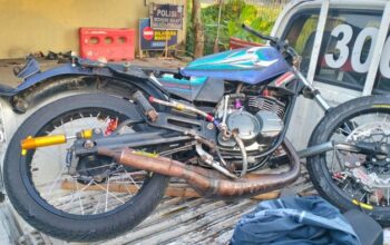 Nahas! Pemotor Rx King Di Wates Purworejo Tabrak Tiang, 1 Orang