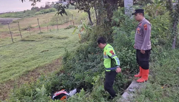 Pantura Sluke Rembang Makan Korban, Honda CBR Tabrak Pembatas Jalan, Zainudin Tewas