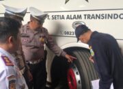 Polres dan Dishub Jepara Cek Bus untuk Jamin Keselamatan Penumpang