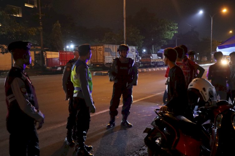 Patroli Gabungan Tni Polri Di Boyolali Sasar Pelaku Tawuran Dan Balap