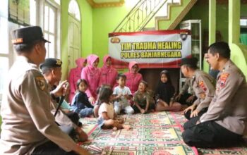 Peduli Korban Tanah Longsor Pejawaran, Polres Banjarnegara Gelar Bakti Sosial