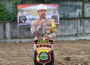 Pembangunan Dapur Pemenuhan Gizi Di Jembrana Dimulai, Kapolres Letakkan Batu