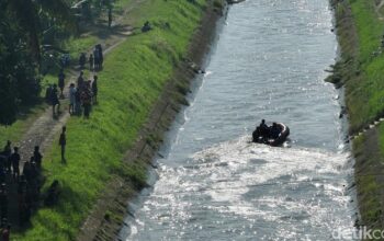 Pemotor Tewas Di Sungai Pageralang Banyumas, Diduga Jatuh Dari Kendaraan