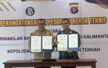 Perkuat Sinergi, Polda Kalteng Dan Bank Indonesia Sepakati Pedoman Kerja