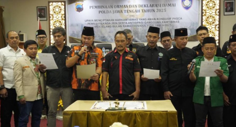 Polda Jateng Gelar Pembinaan Ormas, Perkuat Sinergi Dan Stabilitas