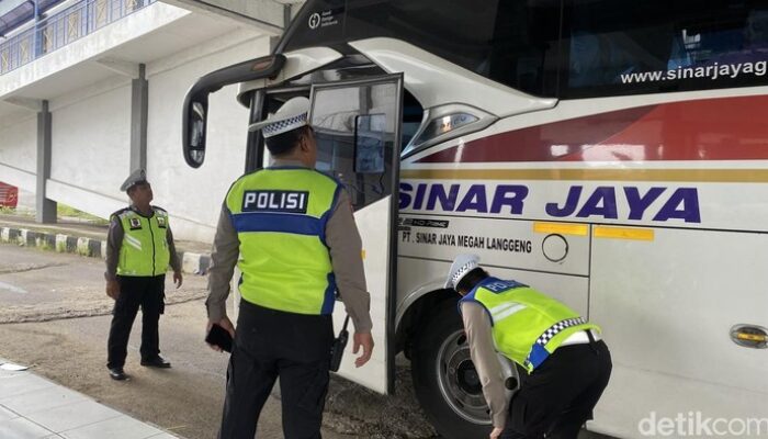 Tim Gabungan Polda Jateng Imbau Bus Mudik Lengkapi Fasilitas Keamanan