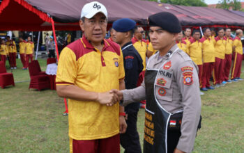 Polda Kalteng Gelar Olahraga Bersama Dan Latihan Dapur Lapangan Untuk