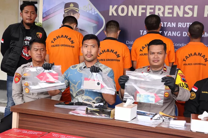 Polisi Amankan Lima Tersangka Narkoba Di Grobogan, Ini Daftar Barang