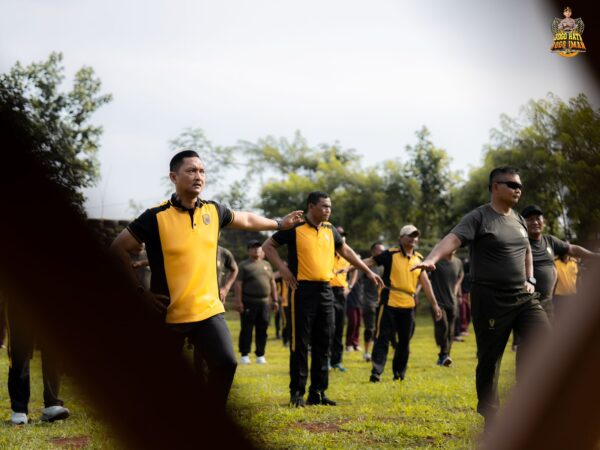 Polres Batang Dan Kodim 0736 Gelar Olahraga Bersama, Wujudkan Sinergi