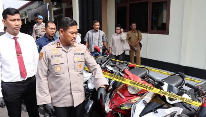 Polres Grobogan Bekuk Komplotan Curanmor, Barang Bukti Dijual Online