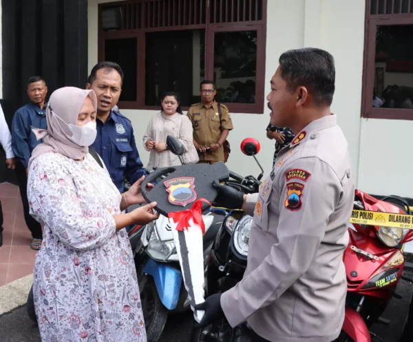 Polres Grobogan Berhasil Ungkap Kasus Curanmor, Motor Korban Akhirnya Kembali