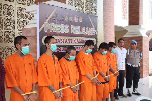 Polres Jembrana Tangani 5 Kasus Narkotika Dalam Operasi Antik Agung