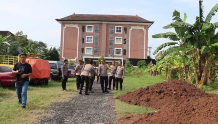 Polres Jembrana Tinjau Pembangunan Gedung SPPG, Dukung Kesejahteraan Gizi