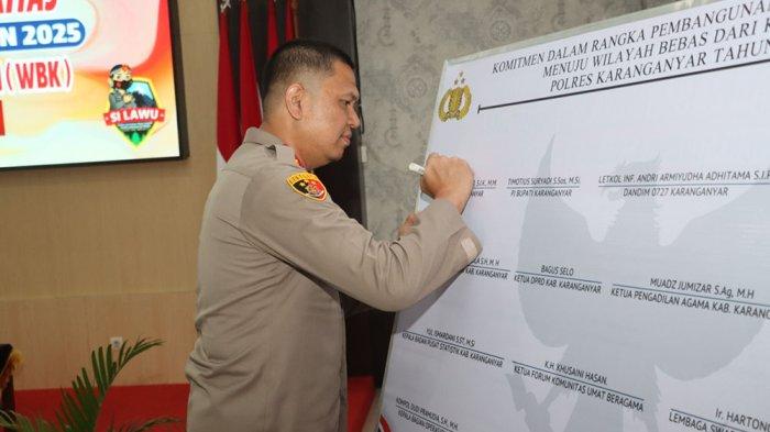 Polres Karanganyar Tegaskan Komitmen Wujudkan Wilayah Bebas Korupsi 2025