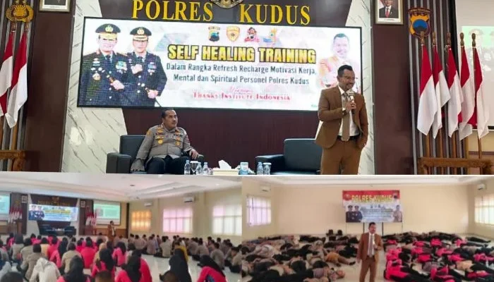 Polres Kudus dan Bhayangkari Selenggarakan Pelatihan Self Healing bagi Anggota