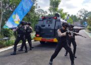 Polres Semarang Latih Personel Dengan Simulasi Pengamanan Obyek Vital