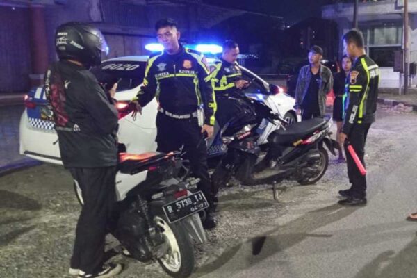 Polresta Banyumas Gelar Patroli, 7 Motor Knalpot Brong Disita