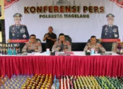 Polresta Magelang Amankan 1.037 Botol Minuman Keras Dari Operasi Di