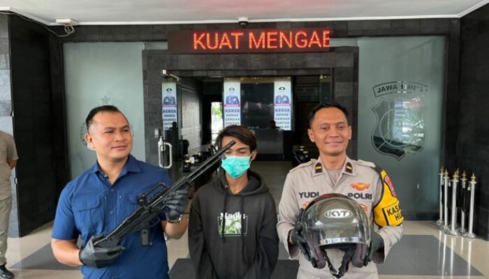 Viral Aksi Koboi Jalanan Bawa Senjata, Polresta Malang Kota Bertindak Cepat