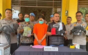 Polresta Malang Kota Tangkap Pelaku Berulang Pembobolan Kotak Amal