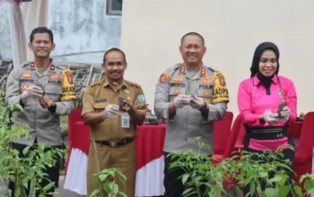 Program P2l, Inisiatif Polres Lamandau Dalam Meningkatkan Ketahanan Pangan