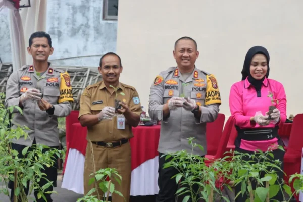 Program P2l, Inisiatif Polres Lamandau Dalam Meningkatkan Ketahanan Pangan