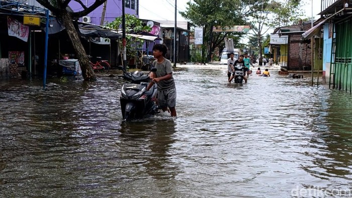 Ratusan Rumah Di Sayung Demak Terendam Banjir, Warga Diminta Waspada