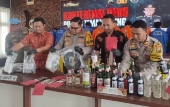 Razia Polres Temanggung: 115 Orang Terjaring, Peredaran Miras Dan Narkoba