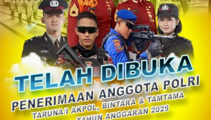 Polda Kalteng Buka Pendaftaran Rekrutmen Polri 2025 untuk Akpol, Bintara, dan Tamtama