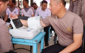 Rikkes Berkala Di Polres Lamandau, Upaya Jaga Kesehatan Personel