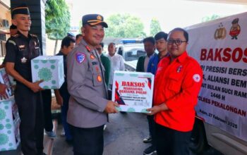 Sambut Ramadan, Polres Pekalongan Dan Aliansi Bem Gelar Aksi Sosial