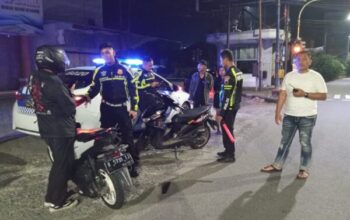 Sat Lantas Polresta Banyumas Amankan 7 Motor Berknalpot Bronk Saat