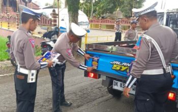 Satlantas Polres Jembrana Gencarkan Edukasi Untuk Kurangi Pelanggaran Lalu Lintas