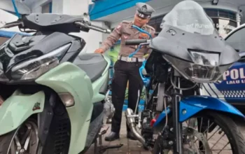 Satlantas Polresta Malang Kota Amankan 10 Pelaku Balap Liar Dalam