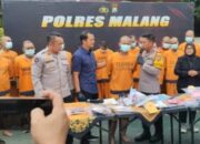 Sepanjang Januari, Polres Malang Tangkap 18 Tersangka Terkait Obat Terlarang