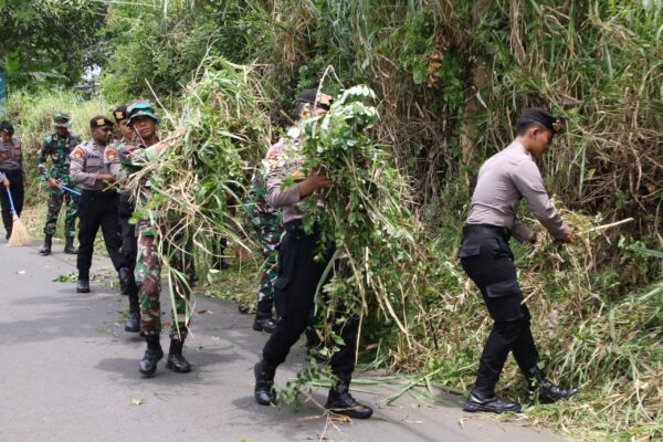 Sinergi Tni Polri, Karya Bakti Bersama Wujud Kebersamaan Untuk Negeri