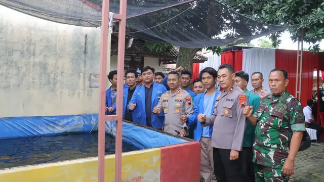 Sinergi Dengan Polres, Mahasiswa Pemalang Dukung Program Pekarangan Pangan Lestari