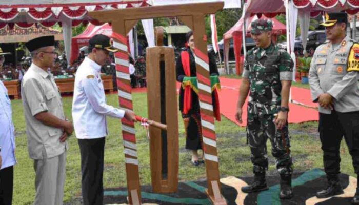 Sekda Grobogan Dorong Gotong Royong Saat Pembukaan TMMD