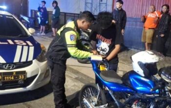 Tekan Balap Liar, Satlantas Polresta Malang Kota Gencarkan Patroli Blue